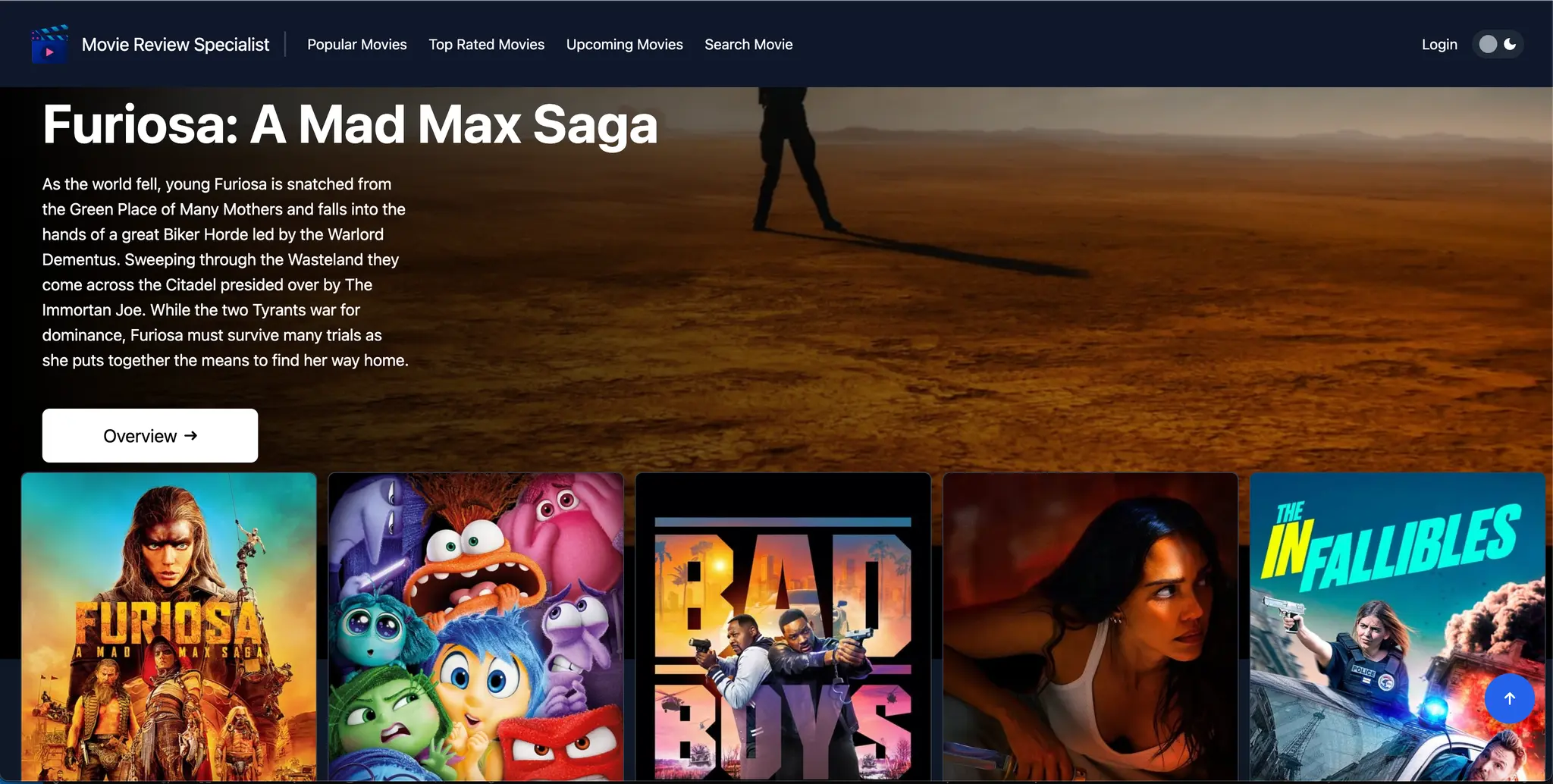 Movie Review Specialist